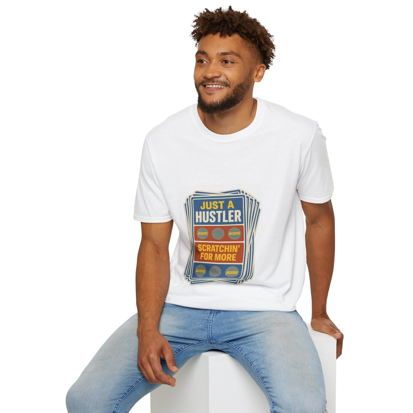 Just A Hustler Unisex Softstyle T-Shirt
